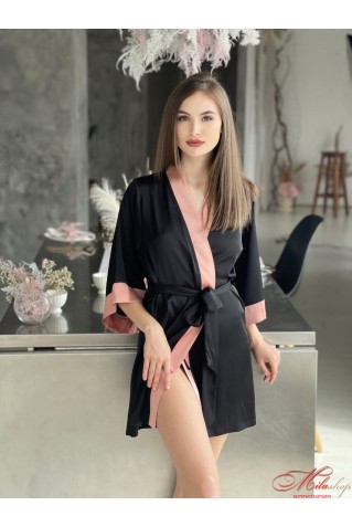 Шовковий халат Marsana 08-011 